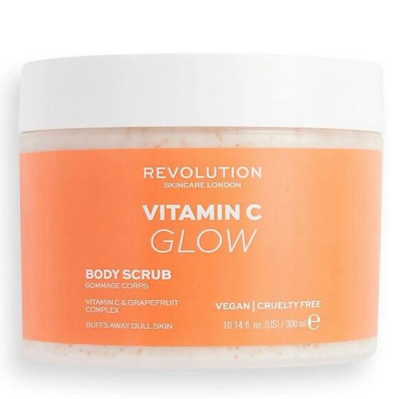 Revolution Skincare Vitamin C Glow Body Scrub Brightening Exfoliant NEW - Picture 1 of 10